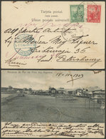 454 ARGENTINA: PC Sent From Mar Del Plata To RUSSIA On 18/NO/1903 Franked With 1c. + - Other & Unclassified