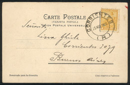 457 ARGENTINA: TP Franked With 4c. Liberty, Sent To Buenos Aires On 25/AU/1905 With - Otros & Sin Clasificación