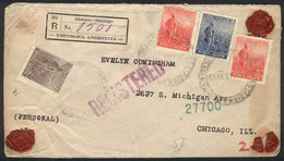 461 ARGENTINA: Registered Cover Sent From AÑATUYA (Santiago Del Estero) To USA On 18 - Other & Unclassified