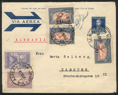 467 ARGENTINA: 12c. Stationery Airmail Envelope With Nice Additional Postage (total - Otros & Sin Clasificación