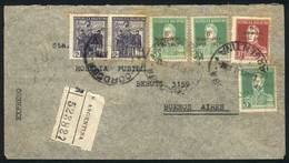 478 ARGENTINA: Lot Of 7 Covers Sent To Various Destinations In 1931/2, With Varied P - Otros & Sin Clasificación