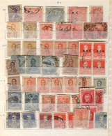 536 ARGENTINA: Stockbook With Good Stock Of Old Used Stamps, There Many Scarce Cance - Colecciones & Series