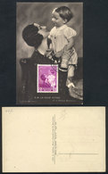 602 BELGIUM: Queen Astrid & Prince Baudouin, Royalty, Maximum Card Of JUL/1937, VF - 1905-1934