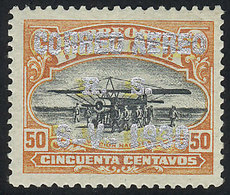 620 BOLIVIA: Sc.C17, With SILVER Overprint (proof), MNH, Excellent And Rare! - Bolivia