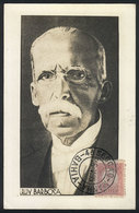 640 BRAZIL: Ruy BARBOSA, Diplomat And Politician, Maximum Card Of MAY/1935, VF - Maximumkarten