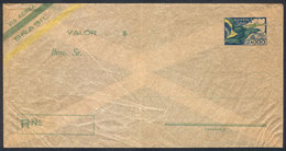 643 BRAZIL: RHM.EV-13, Unused Envelope For Declared Value, Fine Quality, Catalog Val - Postal Stationery