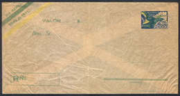 643 BRAZIL: RHM.EV-13, Unused Envelope For Declared Value, Fine Quality, Catalog Val - Entiers Postaux