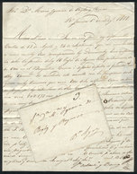 644 BRAZIL: "Entire Letter Dated Rio De Janeiro 1/DE/1818, Sent To Buenos Aires With - Autres & Non Classés