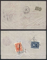 647 BRAZIL: 11/AP/1872 PERNAMBUCO-FIGUEIRA: Cover Franked By Sc.53 + 56, Superb! - Autres & Non Classés