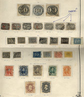 661 BRAZIL: Old Collection On Album Pages, Including Many Rare Stamps And Of High Va - Otros & Sin Clasificación
