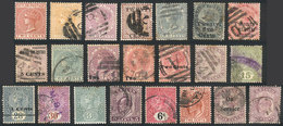 678 CEYLON: Small Lot Of Old Stamps, The General Quality Is Fine To Very Fine (a Few - Sri Lanka (Ceilán) (1948-...)