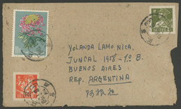 733 CHINA: Cover Sent To Argentina On 13/JA/1961 With Nice Postage, Rare Destination - Other & Unclassified