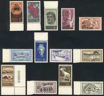 739 CYPRUS: Sc.206/218, 1962 Archeology Etc., Cmpl. Set Of 13 Unmounted Values (3 Lo - Sonstige & Ohne Zuordnung