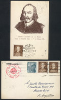 774 SPAIN: Calderón De La BARCA, Dramatist And Poet, Maximum Card Of AU/1951 With Fi - Cartes Maximum