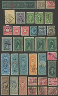 801 UNITED STATES: Approximately 120 Varied Revenue Stamps, Fine General Quality! - Fiscal