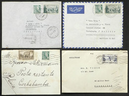 815 FRANCE: 7 Covers With Interesting Postages, Varied Destinations, Fine To VF Qual - Altri & Non Classificati