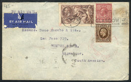 834 GREAT BRITAIN: Airmail Cover Sent To Buenos Aires On 20/OC/1938 By Germany DLH, - ...-1840 Vorläufer