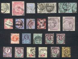 835 GREAT BRITAIN: Lot Of Old Used Stamps, General Quality Is Very Fine. Yvert Catal - Oficiales
