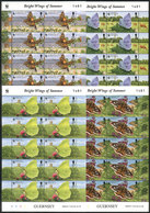 839 GREAT BRITAIN - GUERNSEY: Yvert 739/742, 1997 Butterflies, The Set Of 4 Values I - Ohne Zuordnung