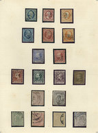 852 NETHERLANDS: Collection On Album Pages Of Mostly Used Stamps, Mixed Quality (the - Other & Unclassified