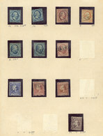 853 NETHERLANDS: Old Collection On Album Pages, Including Stamps Of Good Value, Used - Otros & Sin Clasificación