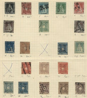 901 ITALY: Yv.1 To 22 (not Consecutive): Old Collection On Album Page, In Total 20 S - Tuscany