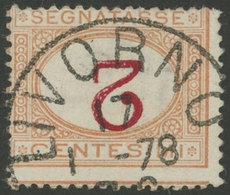 970 ITALY: Sc.4a, 1870 2c. With INVERTED FIGURE Variety, Used, Very Fine Quality! - Unclassified