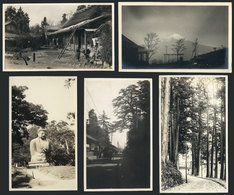 1006 JAPAN: 5 Very Old Photos: Rural Scenes, Landscapes Etc., Size 14,5 X 8,5 Cm Apro - Altri & Non Classificati