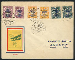 1010 LATVIA: 21/JUL/1928 Riga - Luzern, Flown Cover, VF Quality! - Latvia