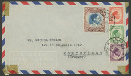 1011 LIBYA: Airmail Cover Sent To Montevideo (Uruguay) On 29/JUL/1954 With Nice Posta - Libya