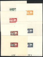 1036 MONACO: Yv.332/3 + A.45/8, 1949 UPU Anniversary, The Set Of 7 Single DELUXE PROO - Autres & Non Classés