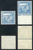 1061 PALESTINE: Sc.80, 2 MNH Examples From Very Different Printings, Excellent Qualit - Palästina