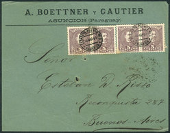 1086 PARAGUAY: Front Of Cover Franked With 20c., Sent From Asunción (Estafeta Puerto - Paraguay