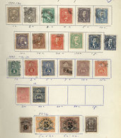 1099 PARAGUAY, PERU, URUGUAY, ETC: Old Collection On Pages With Many Stamps Of Variou - Paraguay