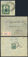 1113 PERU: 4/OC/1905 Lima - France, Registered Cover Franked On Back With 22c. (Sc.16 - Peru
