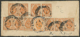 1158 RUSSIA: Back Of A Cover Used In 1904 With Very Nice Postage! - Otros & Sin Clasificación