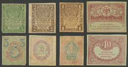 1167 RUSSIA: 4 Old Banknotes (paper Money), Very Nice! - Publicités