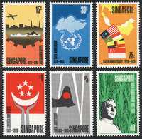 1177 SINGAPORE: Yvert 97/102, 1969 Singapore 150 Years, Complete Set Of 6 Unmounted V - Singapur (1959-...)