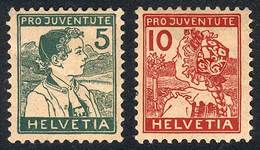 1189 SWITZERLAND: Yv.149/50, 1915 Children, Set Of 2 Values, VF Quality (the 5c. Valu - Other & Unclassified