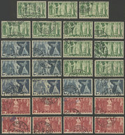 1199 SWITZERLAND: Sc.244/248, Several Used Examples Of Each Value, Some Of VF Quality - Sonstige & Ohne Zuordnung