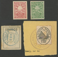 1215 SWITZERLAND: Varied Lot Of Revenue Stamps, Local Stamps, Official Stamps, Etc.! - Altri & Non Classificati