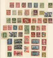 1217 SWITZERLAND: CANCELS Of Railway And Traveling PO: Collection On 8 Album Pages, L - Altri & Non Classificati