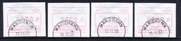 FINLAND 1990 Definitive Without ATM Number , 4 Different Values Used.  Michel 7 - Vignette [ATM]