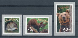 Sweden 2018. Facit # 3246-3248. Animals Of The Forest, Set Of 3 Coils. MNH (**) - Neufs