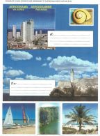 1999-EP-210 CUBA 1999 (LG1439) UNFOLDED POSTAL STATIONERY AEROGRAMME TURISTIC, TURISMO, MORRO CASTLE, BEACH, VARADERO. - Storia Postale