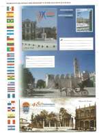 1999-EP-212 CUBA 1999 (LG1441) UNFOLDED POSTAL STATIONERY AEROGRAMME 480 ANIV FUNDACION DE LA HABANA, CUMBRE IBEROAMERIC - Cartas & Documentos