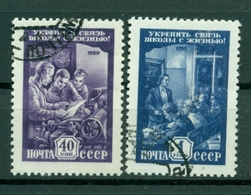 URSS 1959 - Y & T N. 2219/20 - Réforme Scolaire - Used Stamps