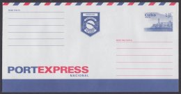 2004-EP-90 CUBA 2004 (LG-1401) POSTAL STATIONERY NOT ISSUE EXPRESS SET 5 DIFFERENT - Cartas & Documentos