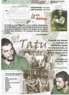 2005-EP-17 CUBA 2005 (LG1447) UNFOLDED AEROGRAMME ERROR "AEROGRAME" ERNESTO CHE GUEVARA EN EL CONGO. - Cartas & Documentos