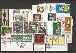 Israel ( Lot De Timbres Divers Différents Oblitérés Avec TABS Complets) - Colecciones & Series